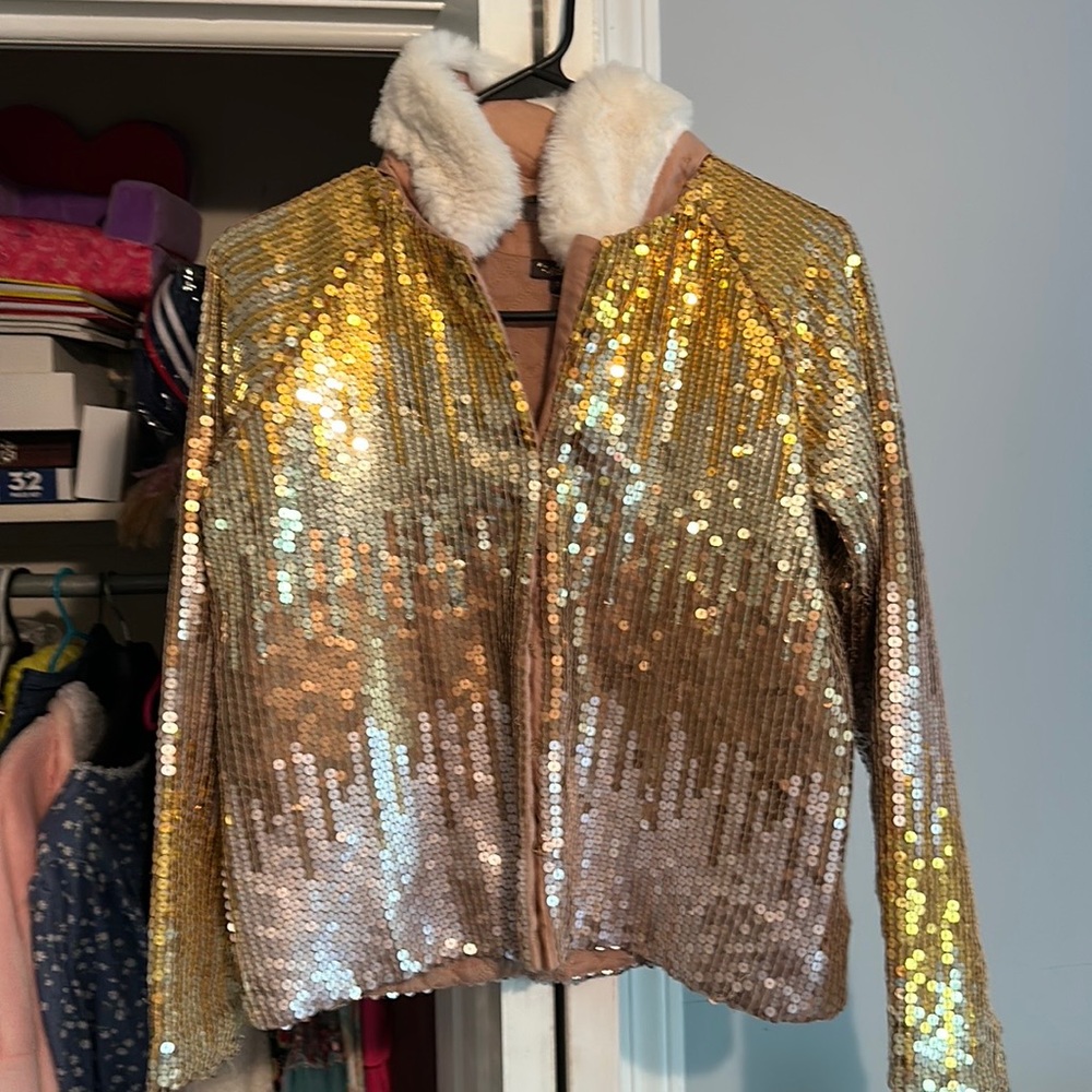 Girl’s Sequin Jacket